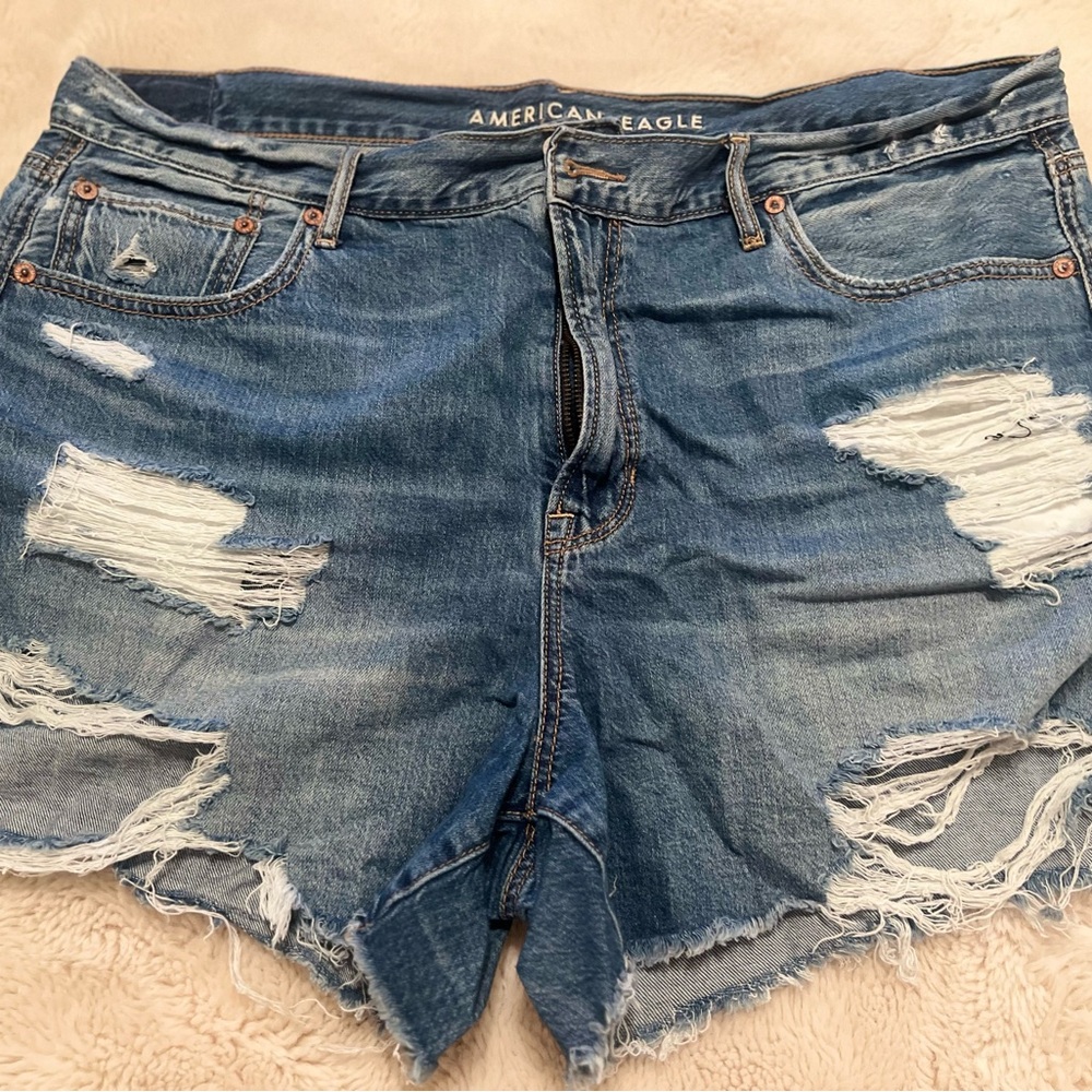 American Eagle Outfitters Ripped Denim Shorts
